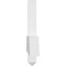 Ekena Millwork Eugene Architectural Grade PVC Gable Bracket, 60"W x 12 1/2"H x 2"D x 4"F, 5/12 Pitch GBP060X13X0204EUG00 - alternate 2